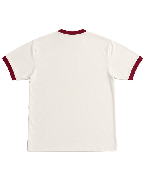 Cerise Seal Ringer Tee
