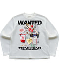 Off-white waffle knit oversized full-sleeve Front Design