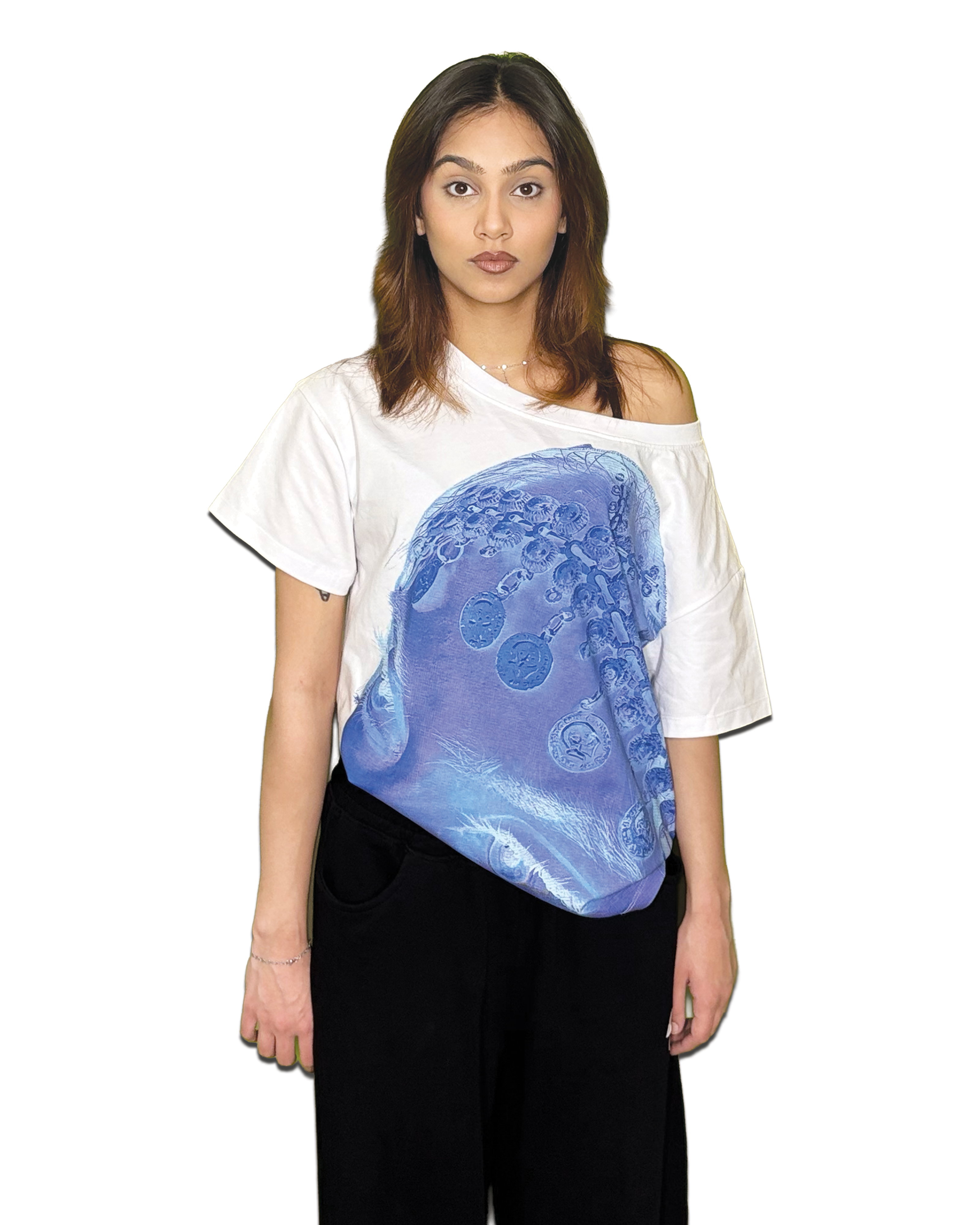 MAQLOOBAH OFF-SHOULDER TOP